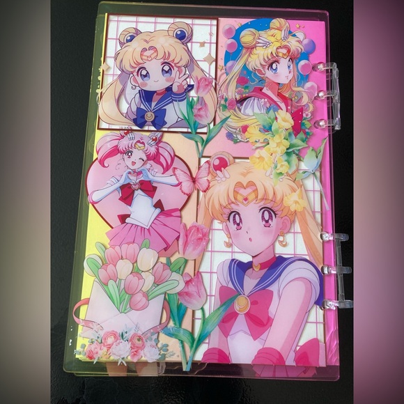 Sailor Moon Dimensional Floating Charm Journal | Refillable A5 Anime Collector - Picture 4 of 9
